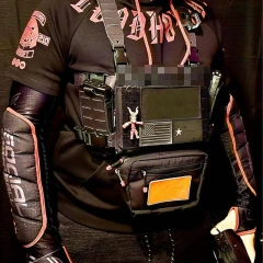 Tactical Gear Chest Rig Adjustable Detachable Tactical Modular Vest with Mag Pouch Tactical Micro Chest Rigs Outdoor Camouflage Tactical Vest Good Quality Tactical Training Vest Tactical Chest Rig with Magazine Pouch