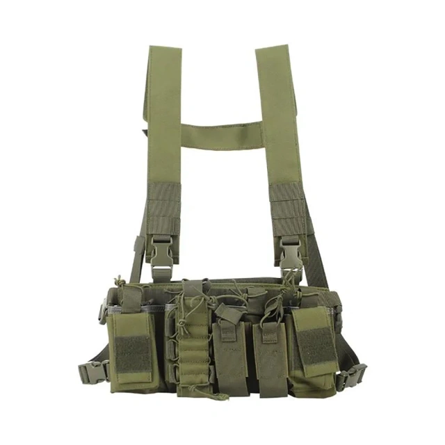 Wholesale Outdoor Tactical Harness Chest Rig High Quality Training Vest Chest Rig Utility Tactical Rig Pouch for Chest military Tactical Chest Harness Vest Rig Good Quality Tactical Chest Pack Pouch Universal Tactical Chest Rig