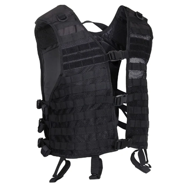 Lightweight Thickened Utility Vest Adjustable Training Durable Outdoors Security Training Durable Hiking Vest Adjustable Weighted Vest Weight stab-proof Training Fitness Workout Running vest