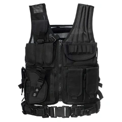 Wholesale Wear-resistant Detachable Adjustable Training Vest for Hunting High Quality Outdoors Training Hiking Style Vest Training Vest Fits outdoors Breathable Accessory stab-proof sports equipment security vest
