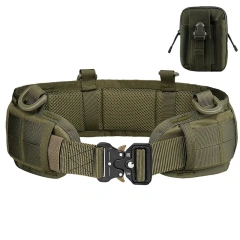 Hot Selling Wear-resistant Outdoor Belt Multi Functional Quick Release Waist Sealing Nylon Belt  High Quality Tactical Multifunctional Duty Belt Kit with Pouches Utility Belt Rig Camping and Everyday Use Duty Utility Waist Belt