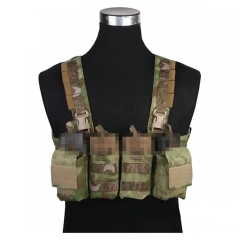 Best Selling Tactical Chest Rig Vest Tactical Recon Vest with Magazine Pouch Camouflage Chest Rig Harness for Hunting Outdoor Camouflage Chest Rig Bags New Men Women Protective Tactical Vest Soft Tactical Chest Rigs with Pouches