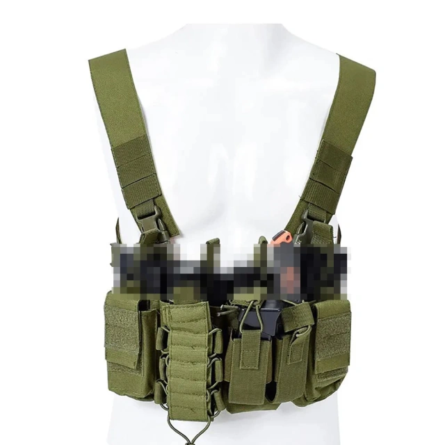 Wholesale Tactical Carrier Chest Rig with Pouches Tactical Micro Chest Rig Plate Carrier Vest Tactical Style Chest Rig military Tactical Chest Mini Rig Vest Good Quality Tactics Chest Rig Training Mini Rig with Pouch