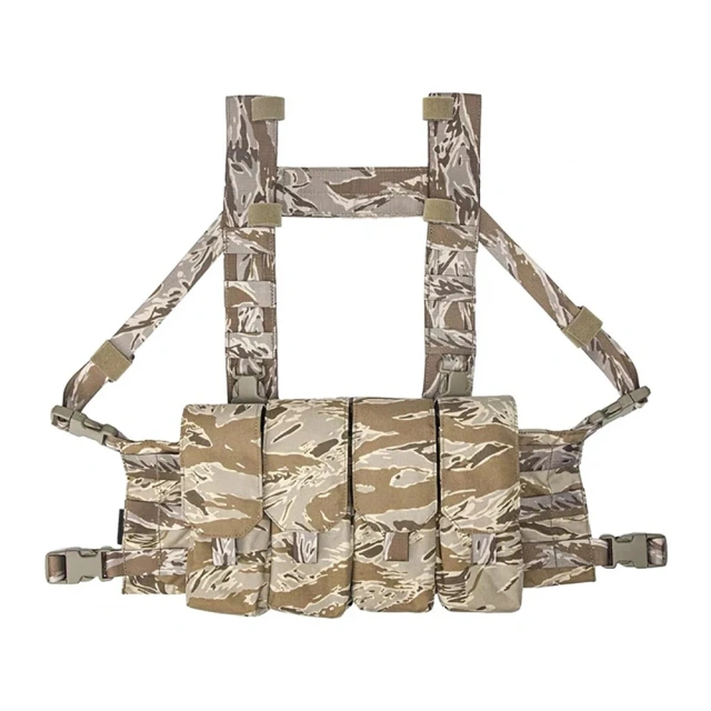 Tactical Chest Hanger Camo Custom Tactical Chest Rig Equipment Outdoor Protective Tactic Chest Rig Customized Camouflage Carrier Chest Rig Chest Rig for Outdoor Good Quality Tactical Chest Hanging Vest