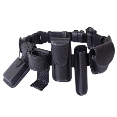 Premium Sport Enthusiasts Duty Belt Kit Multifunctional Belt Rig Kit Tactical Training Detachable Duty Belt Kit Includes Pouches  Quick-release Buckle Outdoor Tactical Belt Waist Bag Outdoor Multifunctional Climbing Storage Bag Hunting Pouch Belt Pocket