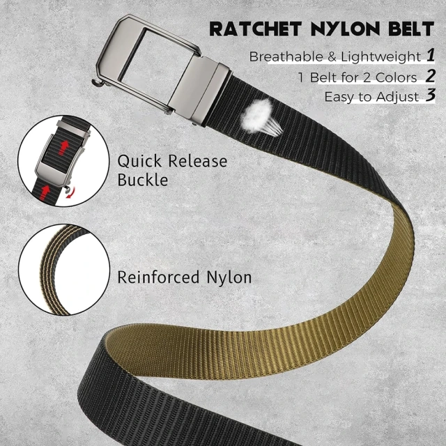 Training Durable Sports Fashionable Nylon Ratchet Belts Men Web Tactical Belt with Automatic Click Buckle Belt  Custom Pockets sport enthusiasts Modular Equipment Gear Hunting Waist Security Tactical Belt Durable Duty Utility Waist Belt
