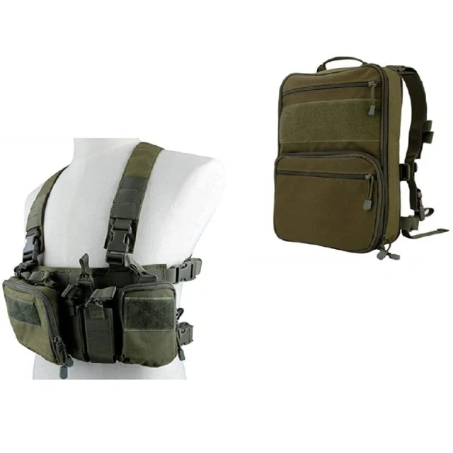 Training Chest Rig Vest Backpack for Paintball   Lightweight stab-proof Sports Training Vest Wear-resistant Training vest  waterproof Training outdoors Breathable Paintball Vest