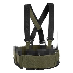 Lightweight Elastic Tactical Chest Rig Tactical Vest for Outdoor Good Quality Tactics Chest Rig Vest Customized Tactical Equipment Gear Hunting Vest Tactical Chest Harness MOLLE Rig Heavy Duty Tactical Chest Rig Vest