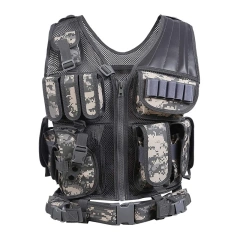 Multifunctional Assault Vest for Outdoors High Quality Breathable Waterproof Training Vest Lightweight Field Tactical Vest  Training Vest Assault outdoors security Training vest Fully Adjustable Lightweight Sports Training vest