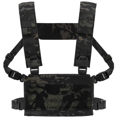 Customized Tactical Equipment Chest Rig Heavy Duty Tactical Micro Chest Rig with Pouch Tactical Plate Carrier Vest Wholesale Tactical Carrier Chest Rig with Pouches Tactical Micro Chest Rig Plate Carrier Vest Tactical Style Chest Rig