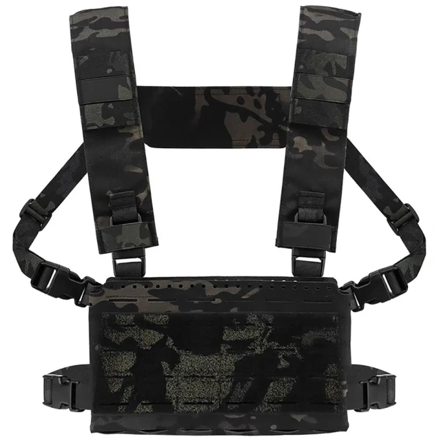 Customized Tactical Equipment Chest Rig Heavy Duty Tactical Micro Chest Rig with Pouch Tactical Plate Carrier Vest Wholesale Tactical Carrier Chest Rig with Pouches Tactical Micro Chest Rig Plate Carrier Vest Tactical Style Chest Rig