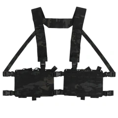 Field Tactical Chest Vest MOLLE System Tactical Chest Rig Camouflage Harness Vest Tactical Chest Rig Wholesale Tactical Accessories Chest Rig Men Nylon Molle System Chest Rig Tactical Rig Vest Tactical Rig Harness