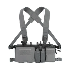 Customized Tactical Equipment Chest Rigs for Training Hunting Tactical Chest Rig Harness Heavy Duty Tactical Chest Rig Wholesale Outdoor Sports Tactical Gear Molle Vest Pouch Bag Tactical Carrier Chest Rig Camouflage Chest Rig