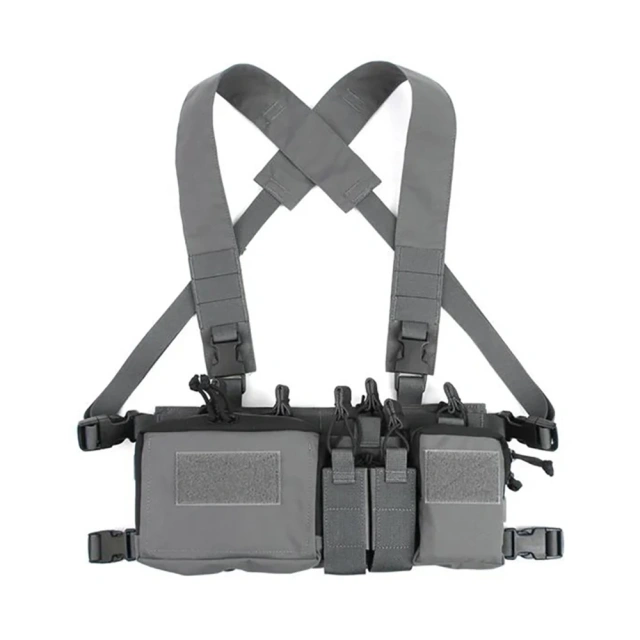 Customized Tactical Equipment Chest Rigs for Training Hunting Tactical Chest Rig Harness Heavy Duty Tactical Chest Rig Wholesale Outdoor Sports Tactical Gear Molle Vest Pouch Bag Tactical Carrier Chest Rig Camouflage Chest Rig