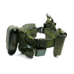 Hot Selling Adjustable Training Durable Multi Functional Outdoor Security Belt Oxford Camouflage Waist Belt  Wholesale Tactical Mountaineering Belt with Accessories Quick Release high density Material Rigger Belt Heavy Duty Belts