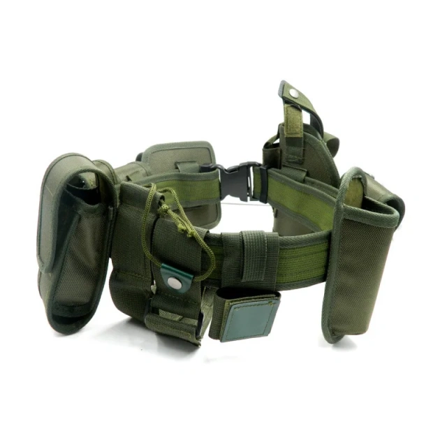 Hot Selling Adjustable Training Durable Multi Functional Outdoor Security Belt Oxford Camouflage Waist Belt  Wholesale Tactical Mountaineering Belt with Accessories Quick Release high density Material Rigger Belt Heavy Duty Belts