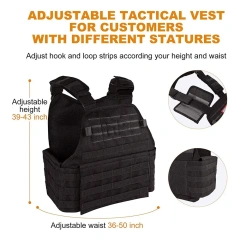 600D Polyester Training Vest Lightweight Outdoor Assault Training Vest Adjustable Breathable Training Vest for Adults  Training outdoors Breathable Vest Adjustable Assault Training Paintball Vest Triple high-quality Training durable adjustable Vest
