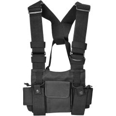 Nylon Tactical Vest Rig with Adjustable Shoulder Straps Tactical Hunting Chest Rig Utility Tactical Vest Chest Rig Wholesale Tactical Equipment Chest Rig High Quality Outdoor Tactical Chest Rig Multifunctional Pouches Tactical Vest