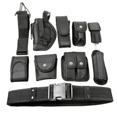 Multifunctional Practical Training Duty Belt Kit with Pouches Tactical Equipment System Set Utility Outdoor Camping Hunting Belt  Durable Sports Elastic Belts High Quality Adjustable Training Tactical Webbing Stretch Outdoor Tactical Belt