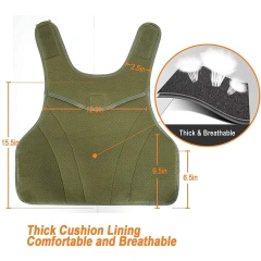 Wholesale Outdoors Breathable Tactical Vest Adjustable Assault Training Tactical Vest Lightweight Training Vest Training Vest for Men Outdoor Training Vest Padded Thick sports equipment