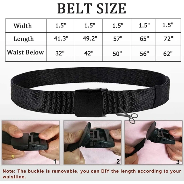 Waterproof Multifunctional Wear-resistant Nylon Belt Adjustable Training Outdoor Web Belt Tactical Webbing Belt  Premium Adjustable Multi-functional Camouflage Training Waist Outdoor Belt Multi functional Carrying Equipment Waist Belt