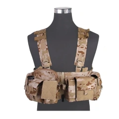 Custom Tactical Chest Rigs with Magazine Pouch Heavy Duty Camo Harness Tactical Vest Durable Tactical Chest Rig military Tactical Chest Rig Harness Outdoor Tactical Camouflage Chest Rig Heavy Duty Tactical Pouches Chest Rig