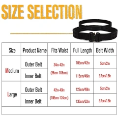 Quick-release Multi-functional Premium Buckle Tactics Belt Mountaineering Duty Outdoor Tactical Multifunctional Belt  Adjustable Nylon Training durable Tactical Men Belt Webbing Canvas Outdoor Web Belt with Plastic Buckle