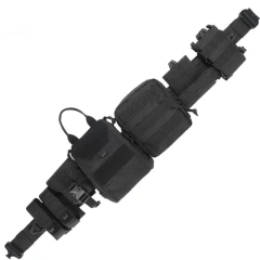 Wholesale Premium Outdoor DOUBLE ADJUSTABLE Tactical Belt Quick Release Rigger Belt Heavy Duty Multi Function Belts  Tactical high-quality Durable Vest Quick Release Skeletal Mesh Wear-resistant Cummerbund Strap Side Tactical Belt