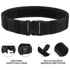 Sports Training Security Training Durable Outdoors Tactical Gear Wear-resistant Lightweight Utility Nylon Belt  Adjustable Outdoor Quick Release Tactical Heavy Duty Belt Quick-release Buckle high density Material Tactical Waist Belt