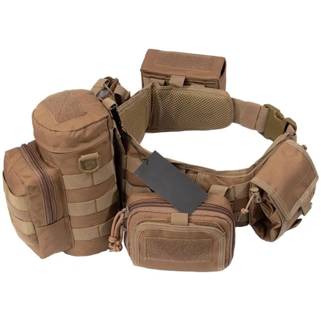 High Quality High Material Comfortable Tactical Belt Breathable Tactical Duty Belts Utility Belt with Accessories Pouches  Quick-release Buckle multifunctional duty belt adjustable tactical lumbar support utility belts Casual duty waist cover
