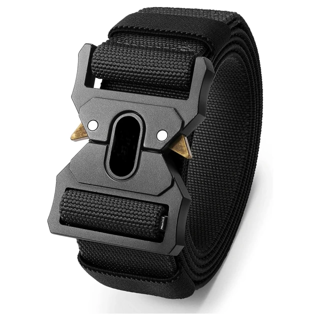 Fashionable Durable Wholesale Men's Fashionable Multifunctional Tactical Belt Heavy Duty Style Buckle Belt  Multi-functional Adjustable Outdoor Black Hunting Tactics Duty Security Belt Premium equipment Camo tactic Waist Belt