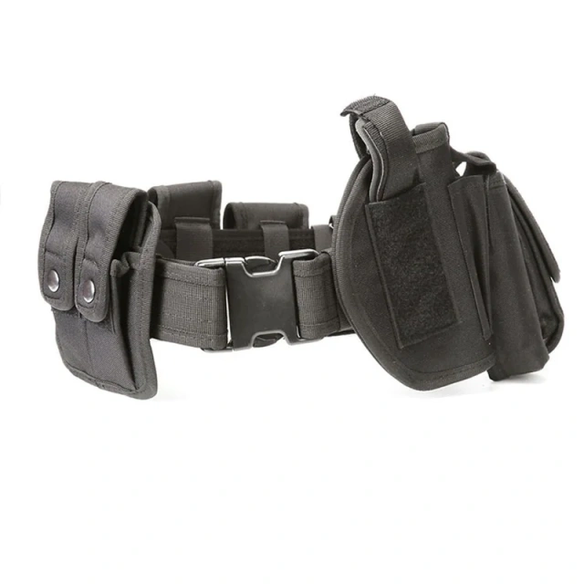 Training Multi Functional Patrol Duty Belt Outdoor Multi-purpose CS Canvas Load Oxford Wear-resistant Belt  Modular Equipment Quick-release Buckle Premium Lightweight Men Tactical Detachable Heavy Duty Belts Utility Belt with Pouches