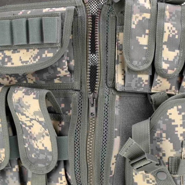 High Quality Tactical Training Vest Outdoors Breathable Assault Vest for Training Adjustable Tactical Hunting Vest Adjustable Training Outdoor Breathable Vest Training Adjustable Fit Adult Training equipment Sports security vest