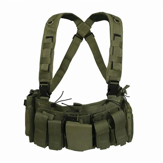 Customized Good Quality Tactical Suppliers Plate Vest Men Tactical Carrier Chest Rig for Outdoor Tactical Style Chest Rig  military Multi-functional Tactical Pouch Bags Chest Rig Training Tactical Chest Rig Heavy Duty Chest Rig for Tactical