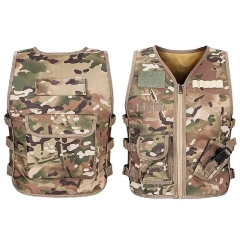 Hot Selling Kids Training Vest Adjustable Nylon Tactical Vest Outdoor Game Tactical Hunting Vest for Children  high-quality Durable Wear-resistant Light Chest Rig Training Adjustable Training durable outdoors security Training vest