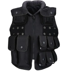 Nylon Children Training Vest Protective Jacket Vest Outdoor Training Games Vest  Adjustable Training durable outdoors Adults outdoors Breathable Training Vest Youth Adjustable Adults stab-proof Training vest men Quick Release outdoors Breathable Vest