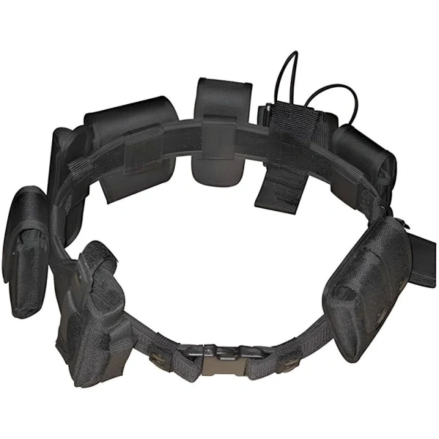 Sport Enthusiasts Modular Equipment System Security Tactical Duty Utility Versatile Work Hunting Quick Release Buckle Belt  Fashionable Hiking Outdoor Outdoor wear-resistant Tactical Multifunctional Security Belts Training Utility Kit Duty Belts