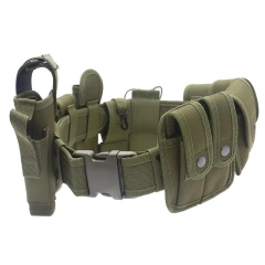 Outdoor Training Duty Belt Versatile Tactical Security Modular Equipment System Molded Duty Belts with Pouches System Holster  Hot selling Breathable Wear-resistant Lightweight Men Tactical Work Durable Belts Men Nylon Web Tactical Belt