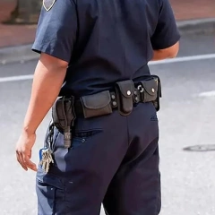 Outdoor Practical Tactical Multifunctional Security Training Belt Versatile Modular Equipment System Holster with Pouches  Fashionable Tactical Elastic Belts Men Quick Release Magnetic Buckle Stretch Webbing Heavy Duty Work Golf Belt