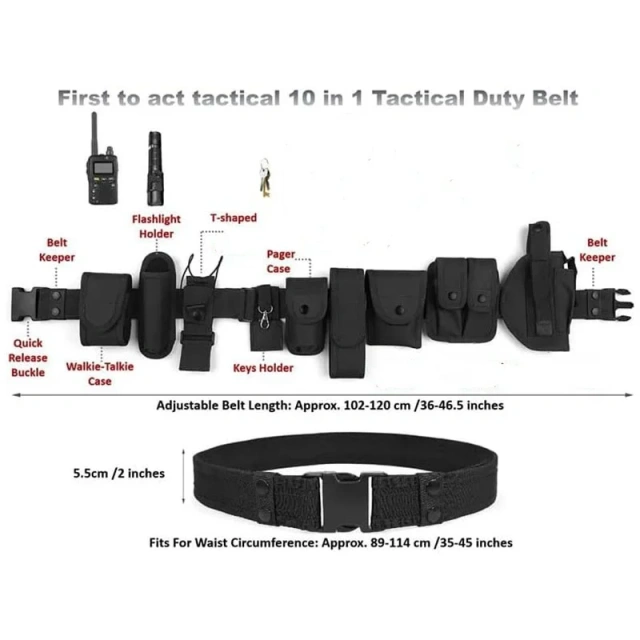 Multi-functional Outdoor Modular Equipment System Security Wear-resistant Tactical Duty Utility Versatile Work Hunting Belt  Lightweight Ratchet Belts Men Nylon Web Casual Belt with Automatic Buckle Adjustable Golf Tactical Nylon Belt