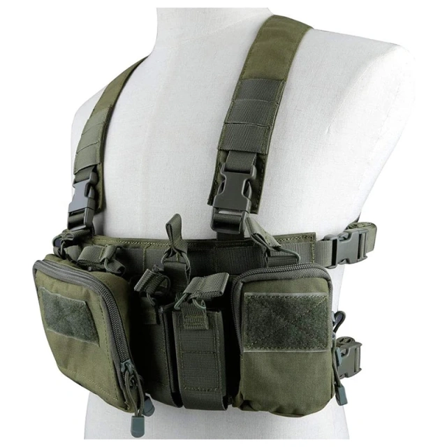 Wholesale Tactical Vest for Training Hunting Good Quality Tactical Vest with Multi-Pockets Tactical Chest Vest Rig Good Quality Tactical Micro Chest Rig with Mag Pouch Tactical Hunting Vest Outdoor Chest Rig Tactical Vest