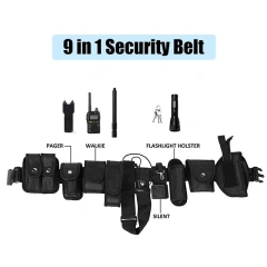 High Density Sport Material Modular Equipment System Security Tactical Duty Utility Belts Security Hunting Waist Belt  Adjustable Training Men Style Work Hiking Riggers Web Belt with Heavy Duty Quick Release Metal Buckle Tactical Belts