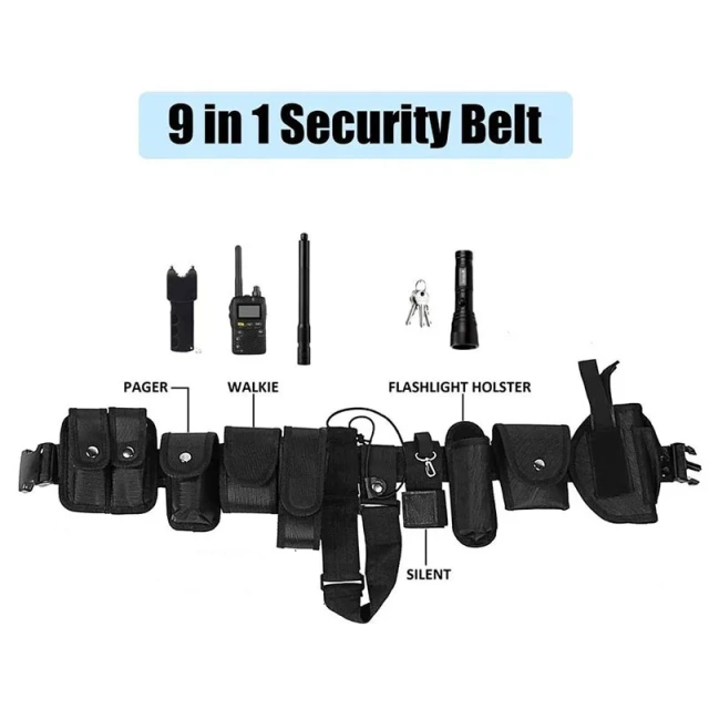 High Density Sport Material Modular Equipment System Security Tactical Duty Utility Belts Security Hunting Waist Belt  Adjustable Training Men Style Work Hiking Riggers Web Belt with Heavy Duty Quick Release Metal Buckle Tactical Belts
