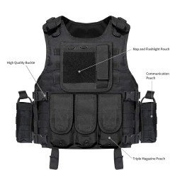 Hot Selling Fashion Waterproof Tactical Vest Adjustable Assault Training Vest for Outdoors Breathable Tactical Vest high-quality durable Training Vest Polyester Oxford Hunting Fishing Cross Draw Vest Training