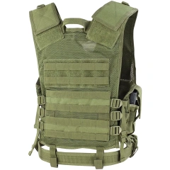 Hot Selling Lightweight Durable Tactical Vest Wear-Resistant Tactical Training Vest Multi-purpose Outdoors Tactical Vest  Sports Vest 600D Encryption Polyester Adjustable Lightweight Assault Vest for Games or Training