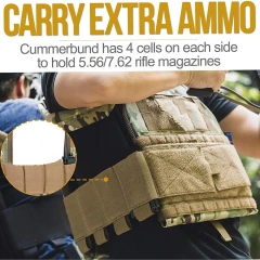 Wholesale High Quality Training Vest Tactical Chest Rig Vest for Outdoors Breathable Tactical Training Vest  high-quality Durable Outdoor Quick Release Training Vest outdoors Breathable Vest for Men