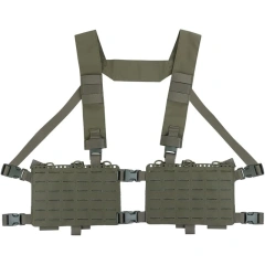 Customized Tactical Chest Rig MOLLE Mag Pouch Radio GP Bag Camouflage Tactical Chest Rig Vest for Outdoor Outdoor Sports Gear Tactical Chest Rig Multi-Functional Tactical Vest ACU Tactical Chest Rig Pouch with Strap