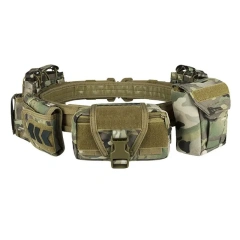 Wholesale Fashionable Outdoor Duty Tactical Belt Combination Equipment Detachable Multi-functional Tactical Waist Belt    Breathable Adjustable Men's multifunctional Belt Adjustable Training Tactical Stretch Web Nylon Belt