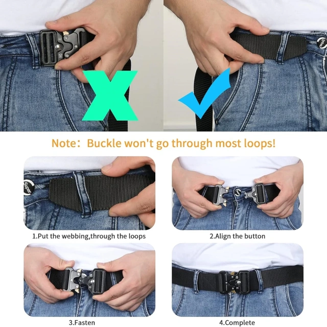 Molle Pouch Belts with Heavy Duty Quick Release Metal Buckle Security Molle Waist Bag Waist Work Tactical Belt  Camping and Everyday Use Tactical Security Duty Belts Multifunctional Flashlight Pouch Sets Utility Kit Belt Duty Belts