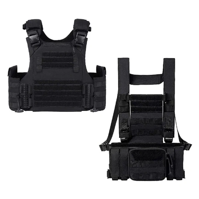 Customized High Quality Training Chest Rig for Outdoors Lightweight Tactical Hunting Vest Breathable Training Vest for Men Training Chest Rig stab-proof Vest Backpack for outdoors Breathable Paintball  fashion security Training vest
